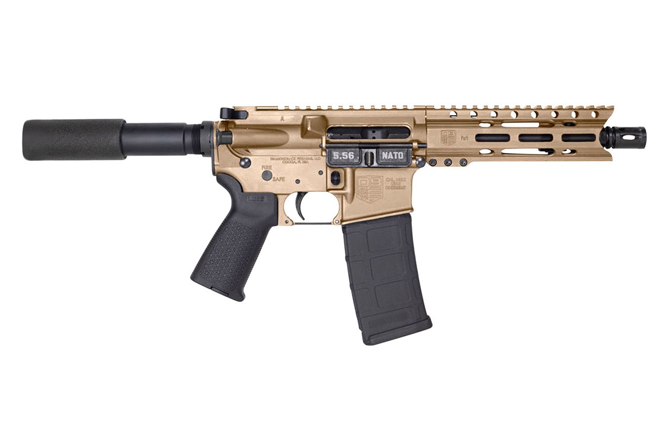 Diamondback DB15 AR Pistol Carbine Length 5.56x45mm NATO Pistol with Magpul MOE Grip