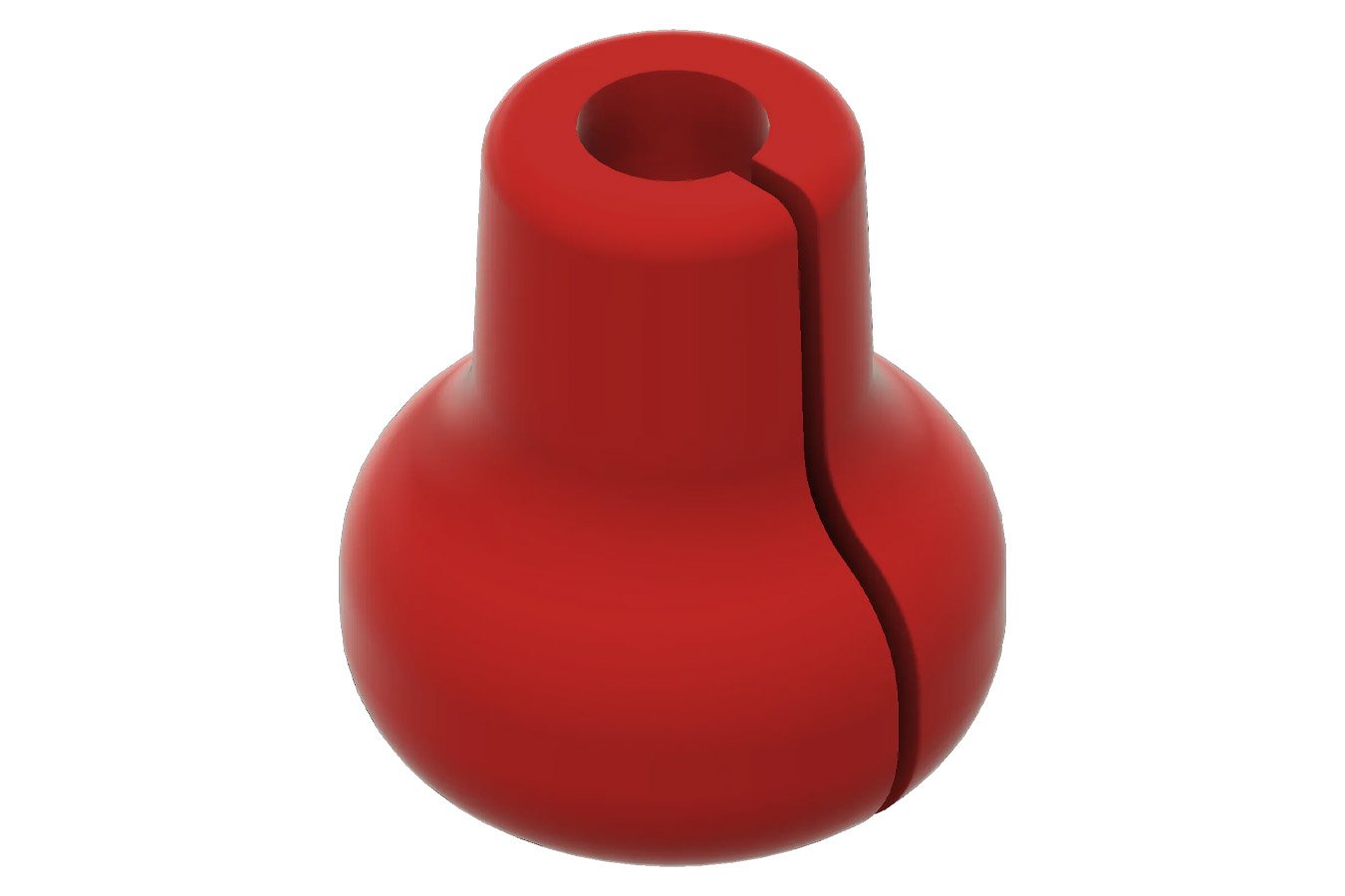 Pine Ridge Beak Button (Nose-Kisser) - Red