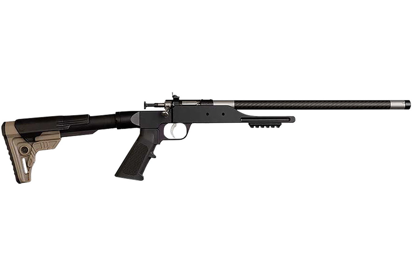 Keystone Precision 6061 22 LR Single Shot Bolt Action Rifle with Carbon Fiber Threaded Barrel
