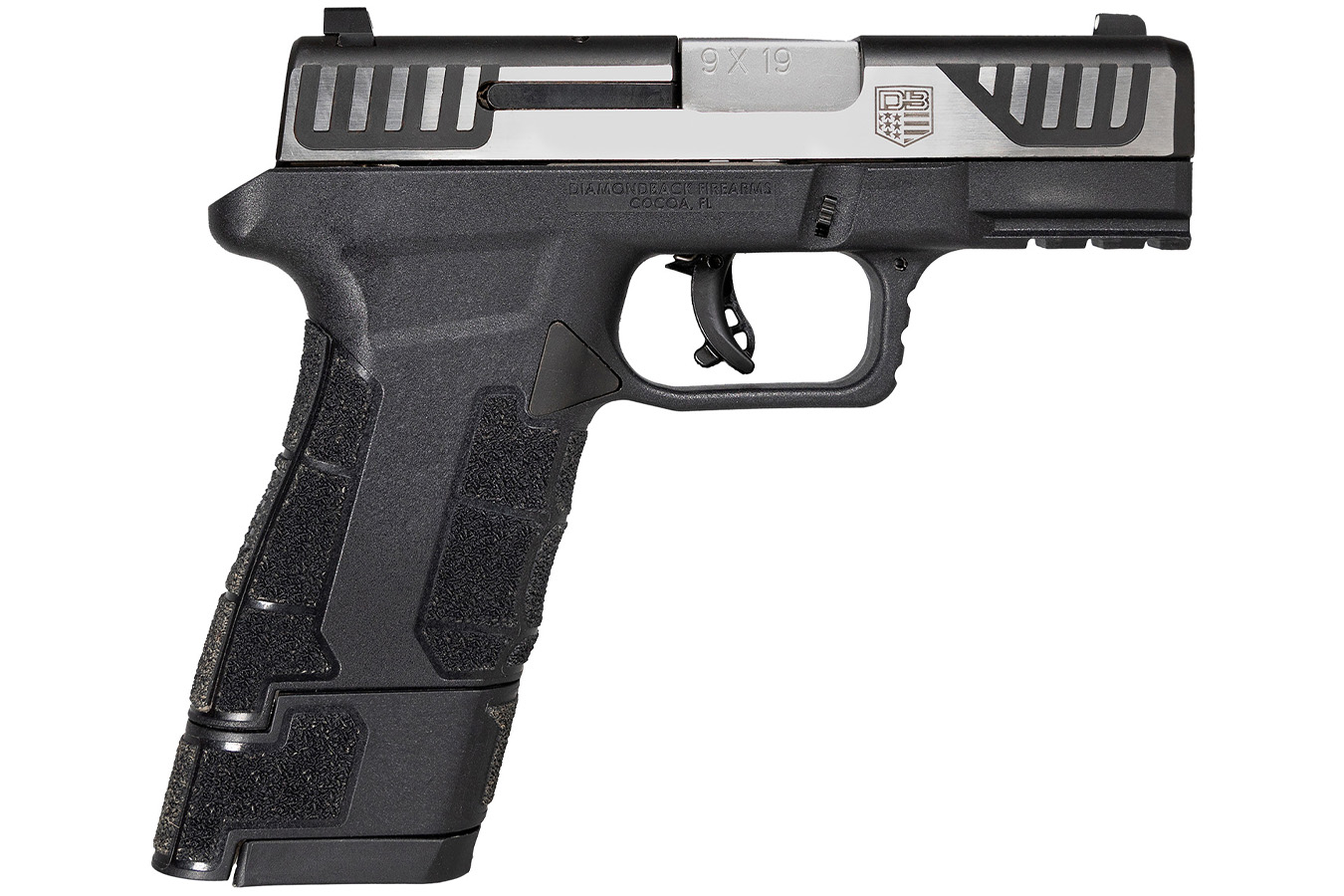 Diamondback AM2 Sub-Compact Frame 9mm Luger Pistol with Stainless Steel Barrel