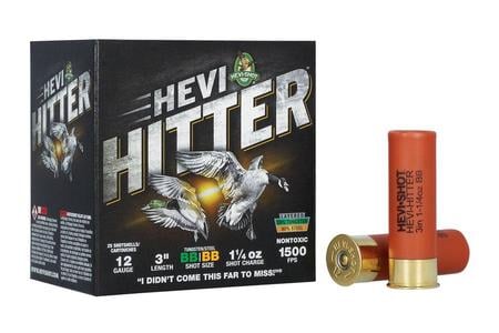 HEVI-HITTER 12GA 3IN 1.25 OZ BB TUNGSTEN/STEEL 