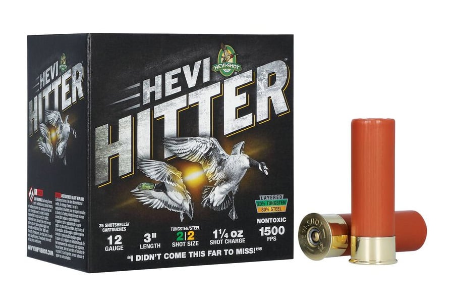 Hevi Shot 12 Gauge 1-1/4oz 3in 2 Shot Hevi-Hitter 25/Box