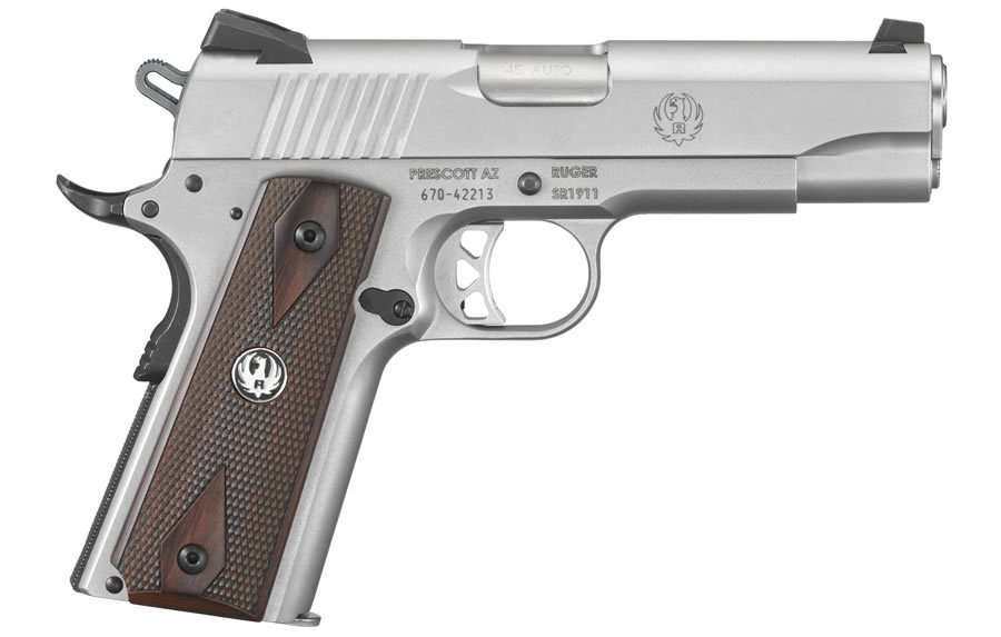 RUGER SR1911 COMMANDER 45ACP CENTERFIRE PISTOL