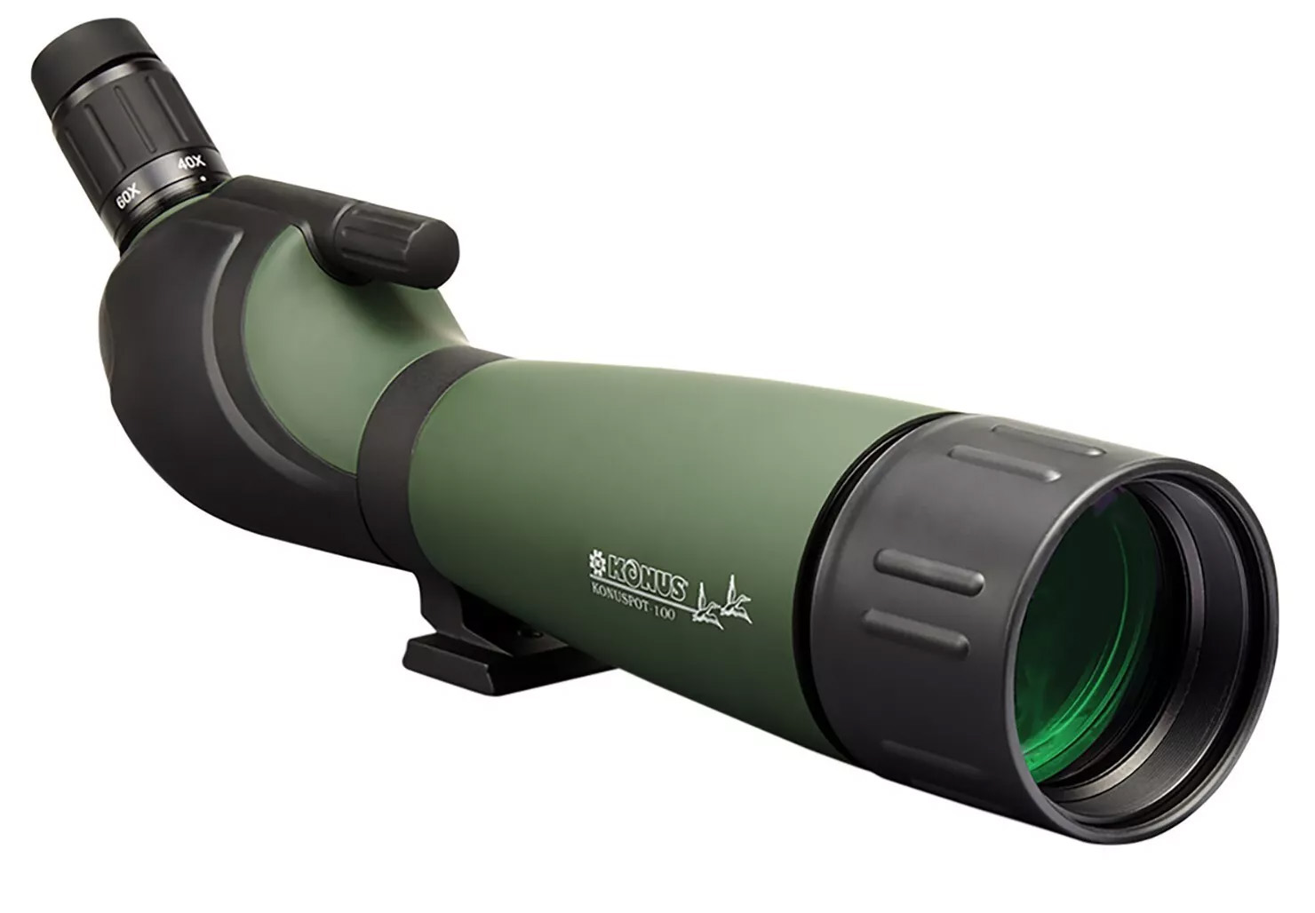 Konus Konus 7127 Konuspot 100 Angled Body 20-60x 100mm Green Rubber Armor Aluminum