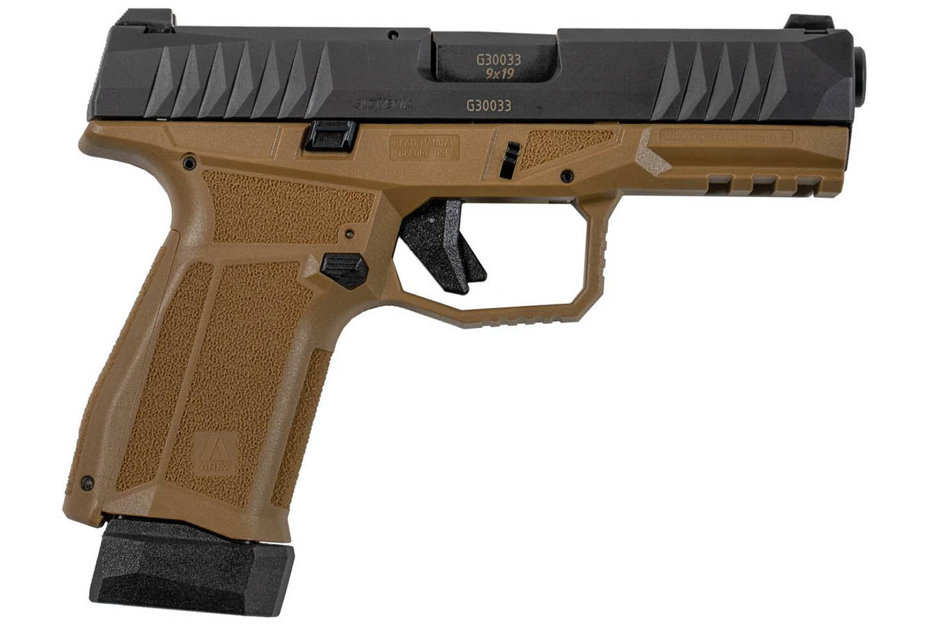 Arex Delta Gen.2 M 9mm Flat Dark Earth (FDE) Semi-Auto Pistol