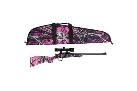 CRICKETT 22LR BL/MG SCOPE PKG MUDDY GIRL CAMO   CASE