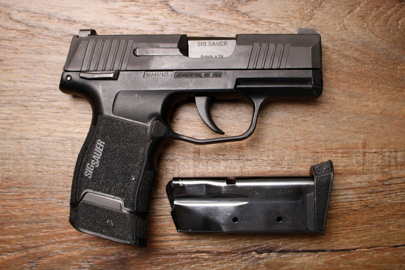 Sig Sauer P365 9mm Police Trade-In Pistol with Two Magazines