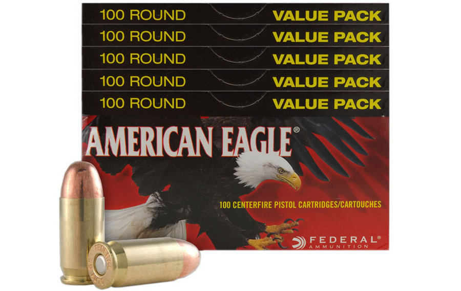 FEDERAL AMMUNITION 9MM 115 GR FMJ 500 RD