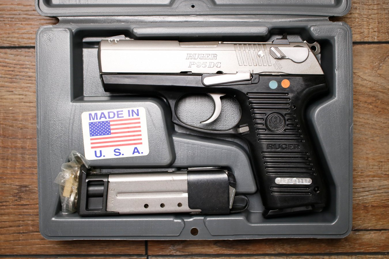 Ruger P95DC 9mm Police Trade-In Pistol with Two Magazines and Original Box