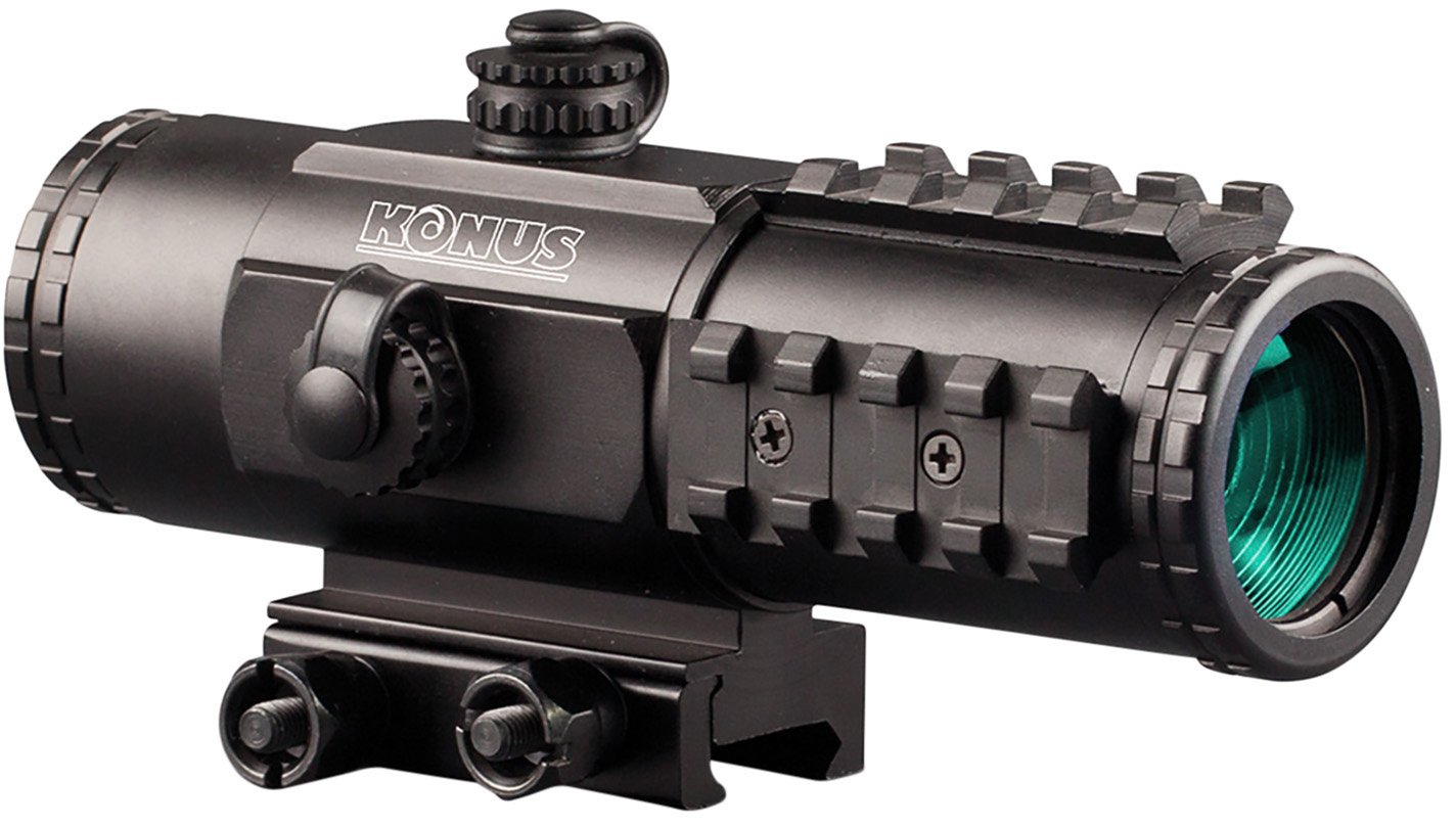 Konus Konus 7203 Sight Pro PTS2 Matte Black 3 X 30 mm 2.8 MOA Red/Blue BDC Reticle