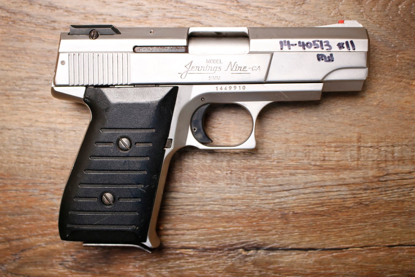 Bryco Jennings Nine CA 9mm Police Trade-In Pistol