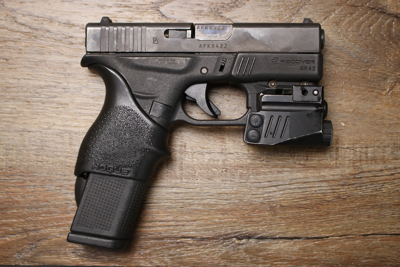 Glock 42 380 ACP Police Trade-In Pistol with Laser