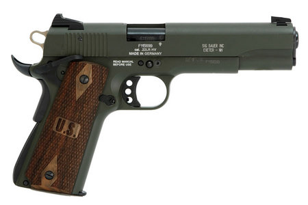 SIG SAUER 1911-22 Olive Drab Green 22LR Rimfire Pistol