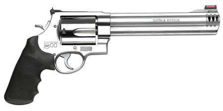 SMITH AND WESSON Model 500 Magnum Revolver with Hi-Viz Red Dot and Compensator