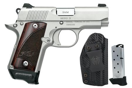 KIMBER KIMBER 3300255 MICRO 9 SS RSWD  9MM 3.15      RTC