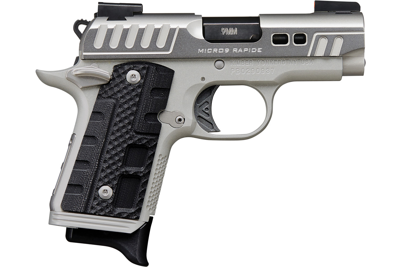 Kimber Micro 9 Rapide Black Ice Micro Frame 9mm Luger Pistol with G10 Grips