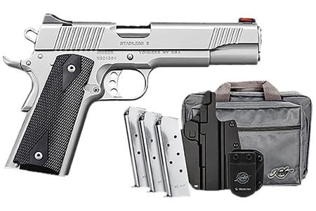 KIMBER 3200007CAB STNLSS II CLB BUNDLE 45ACP 5 7+1