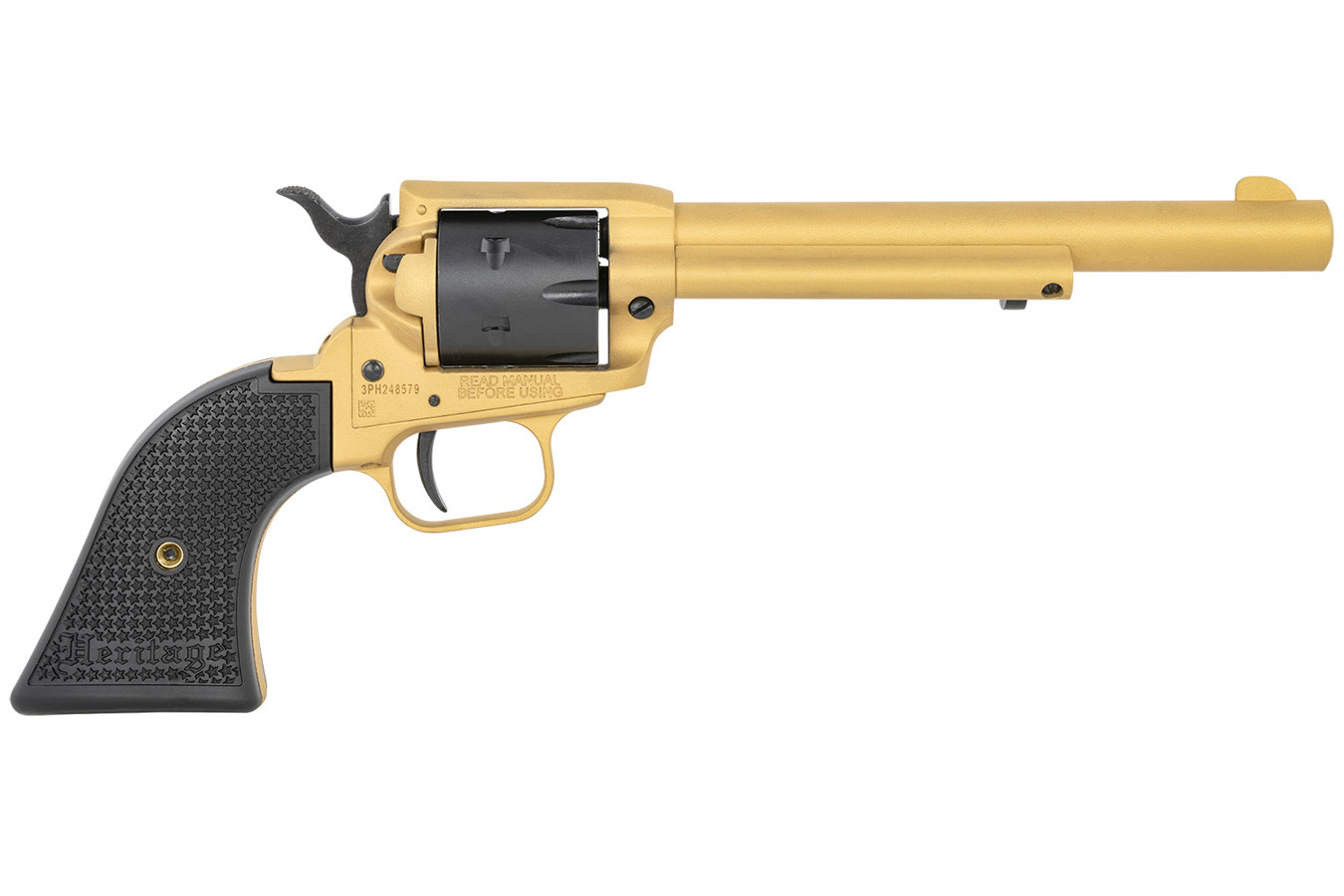 Heritage Rough Rider 22 LR Pistol with Black Polymer Grips