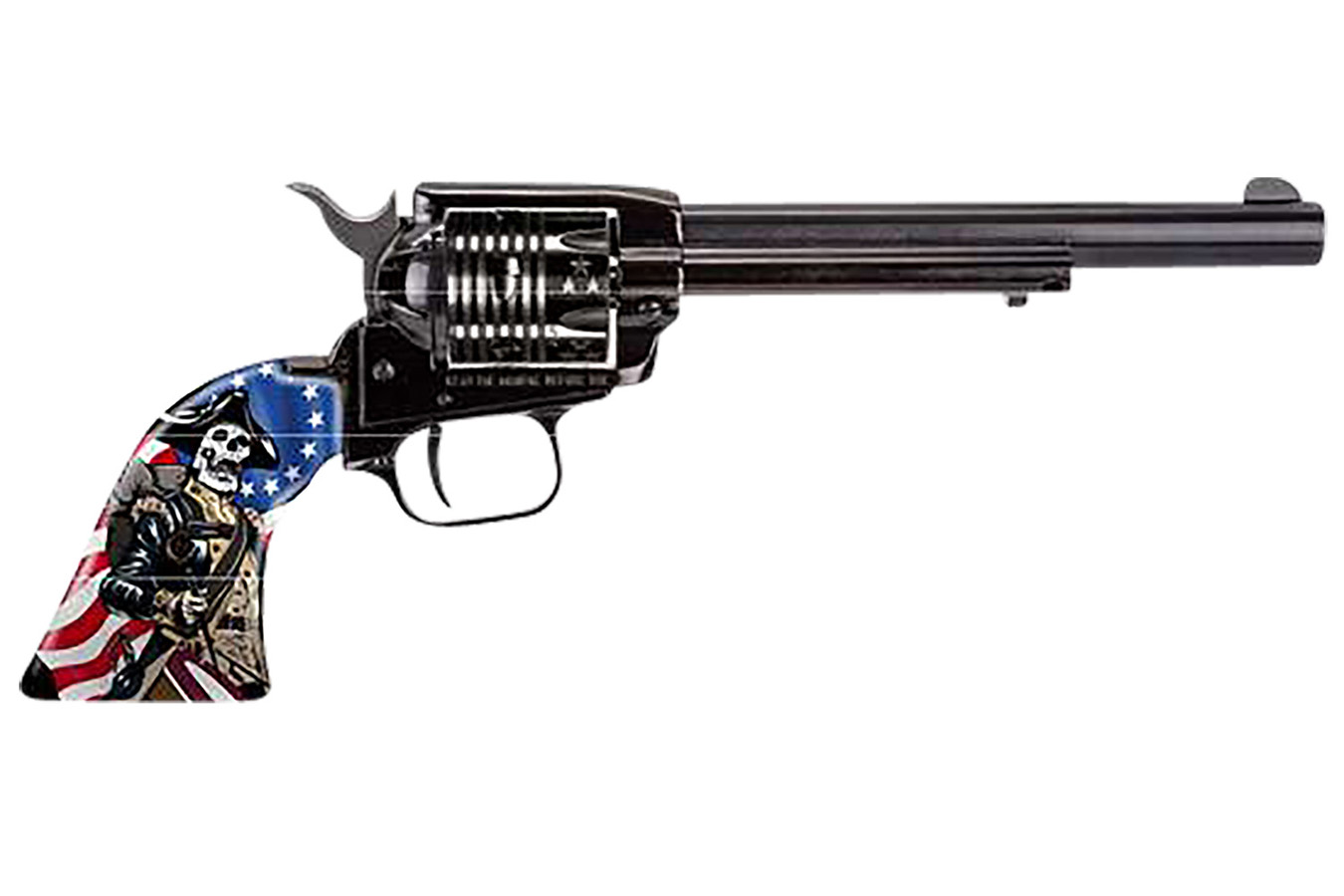 Heritage Rough Rider Independence Day 22 LR Pistol with US Flag w ...