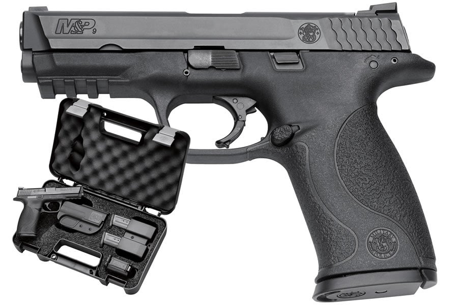 SMITH AND WESSON MP9 9MM FULL SIZE CARRY AND RANGE KIT