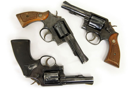 SMITH AND WESSON Model 10 38 Special Police Trade-in Revolvers
