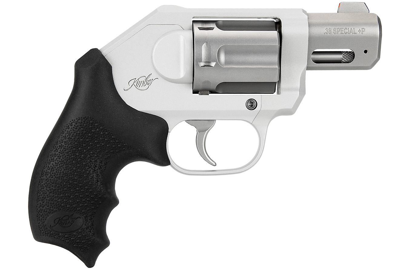 Kimber K6XS *CA Compliant Compact 38 Special +P Pistol with Hogue Black Rubber Kimber Grip