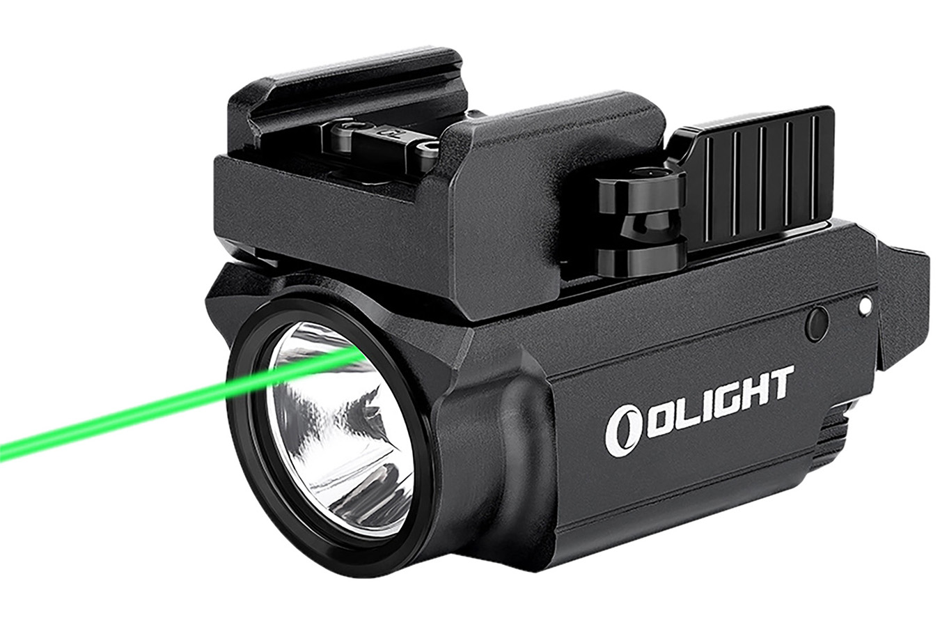 Olight Baldr Mini Black Anodized 100/600 Lumens White LED Green Laser