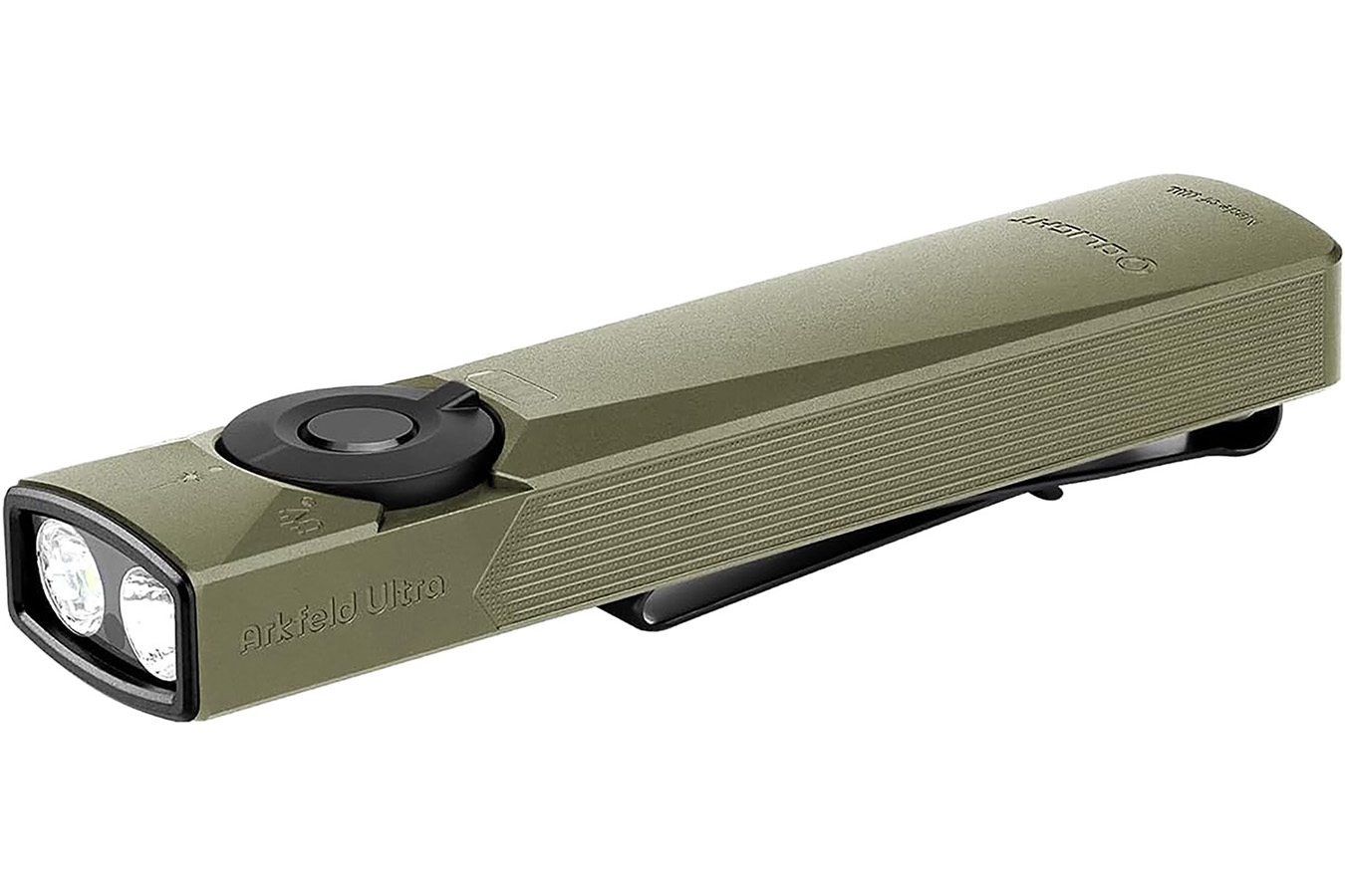 Olight Arkflex EDC Flashlight Olive Aluminum White Light LED 1400 Lumens 103 Meters Beam Distance