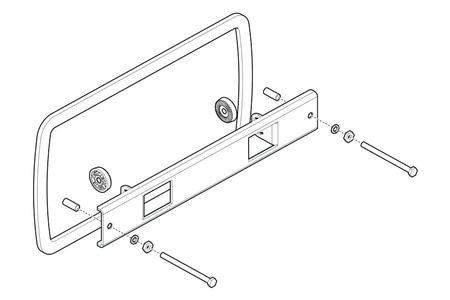 IDMK H7R IN DASH MOUNT KIT