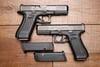 GLOCK 17GEN5 MOS 9MM FRONT SERRATIONS NIGHT SIGHTS (GOOD)