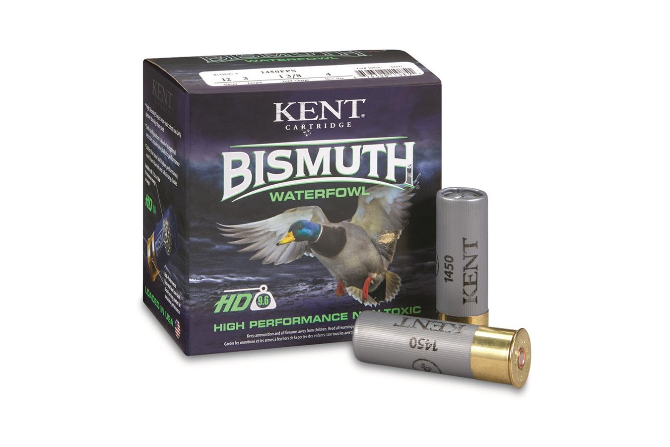 Kent Cartridge 12 Gauge 3 Inch 1-3/8oz #4 Bismuth Waterfowl 25/Box