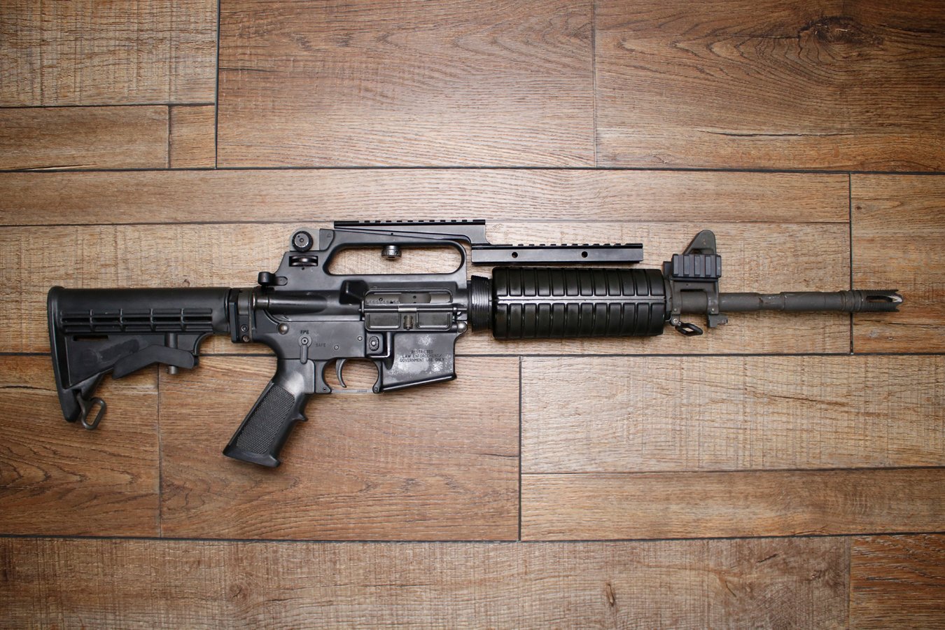 Bushmaster XM15-E2S 5.56mm Police Trade-In Rifle with Carry Handle and Law Enforcement Restricted Rollmark (No Magazine)