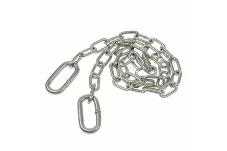 ANCHOR CHAIN GALVANIZED 1/4INX4FT W/OVERSIZED LINK ON BOTH END