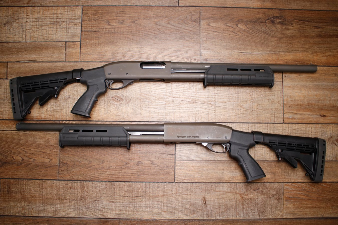 Remington 870 Magnum 12GA Police Trade-In Shotgun with Magpul Forend and Pistol Grip
