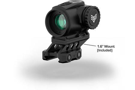 RAIDER 1X RED 6 MOA RETICLE MICRO PRISM SIGHT BLACK