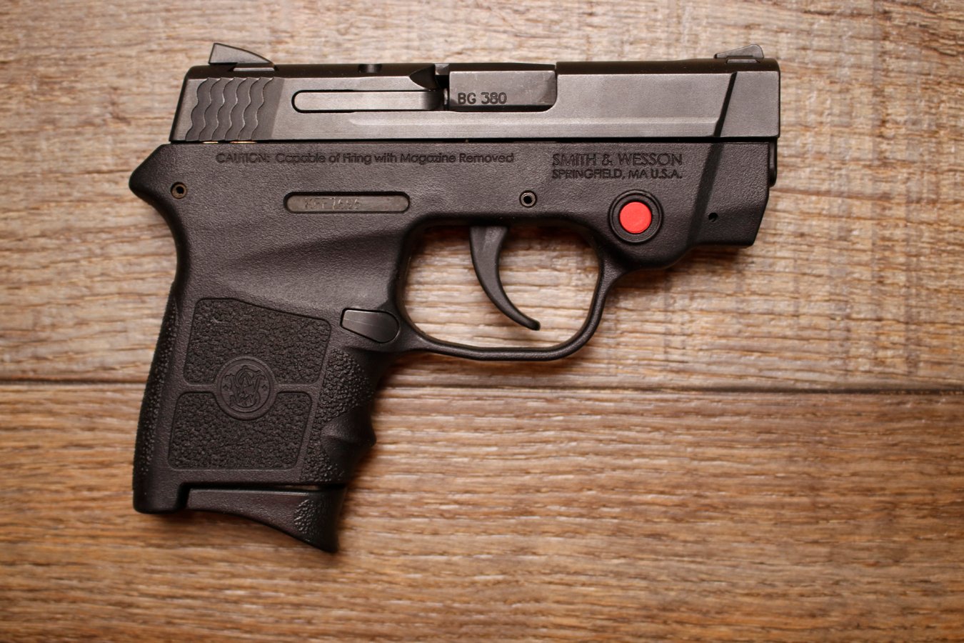 Smith & Wesson M&P Bodyguard 380 380 ACP Police Trade-In Pistol with Crimson Trace Laser