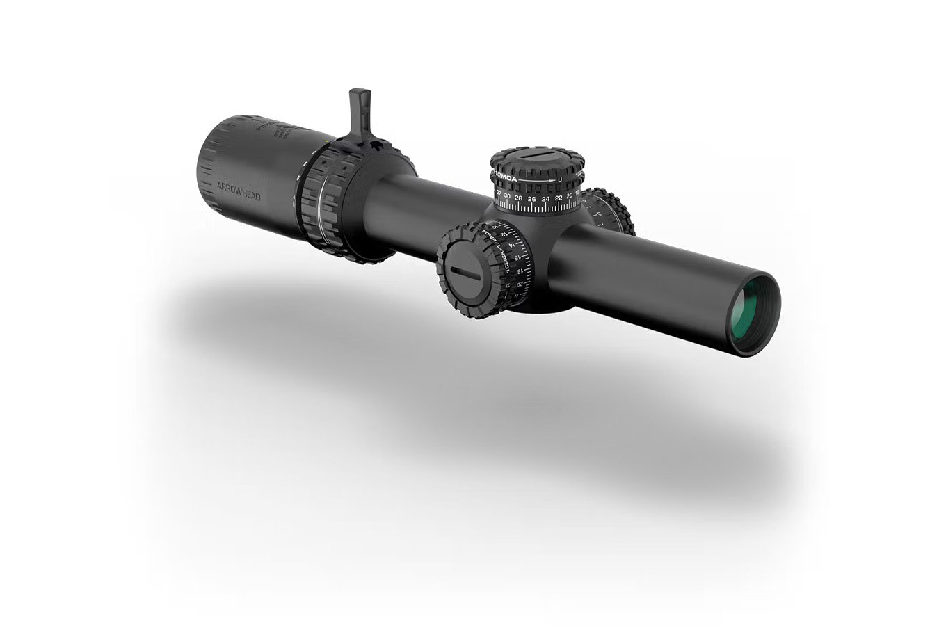 Swampfox Optics Arrowhead LPVO 1-6x24mm SFP Ill Guerrilla Dot BDC-Red Black