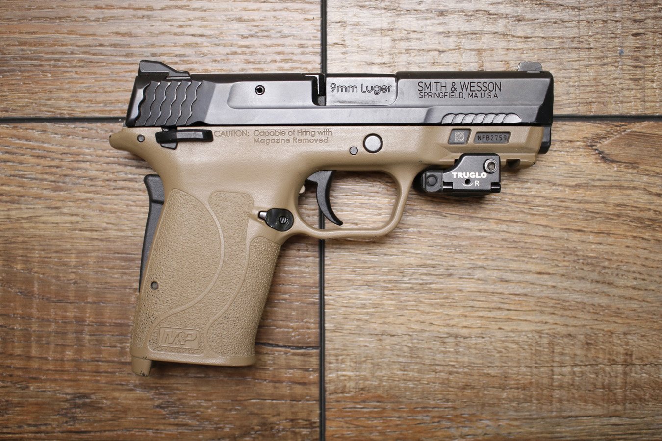Smith & Wesson M&P9 Shield EZ M2.0 9mm Police Trade-In Pistol with FDE Frame (No Magazine)