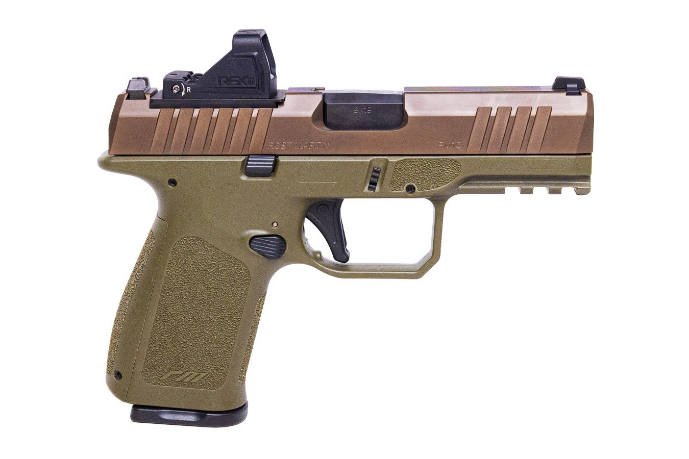 ROST MARTIN RM1C 9MM ODG FRAME  MOJAVE SLIDE 4 IN BBL OPTIC READY