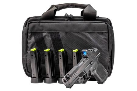 ROST MARTIN RM1C COMP 9MM BLACK 4 IN BBL VIRIDIAN RFX11 GREEN DOT 5 MAGS SAVIOR BAG