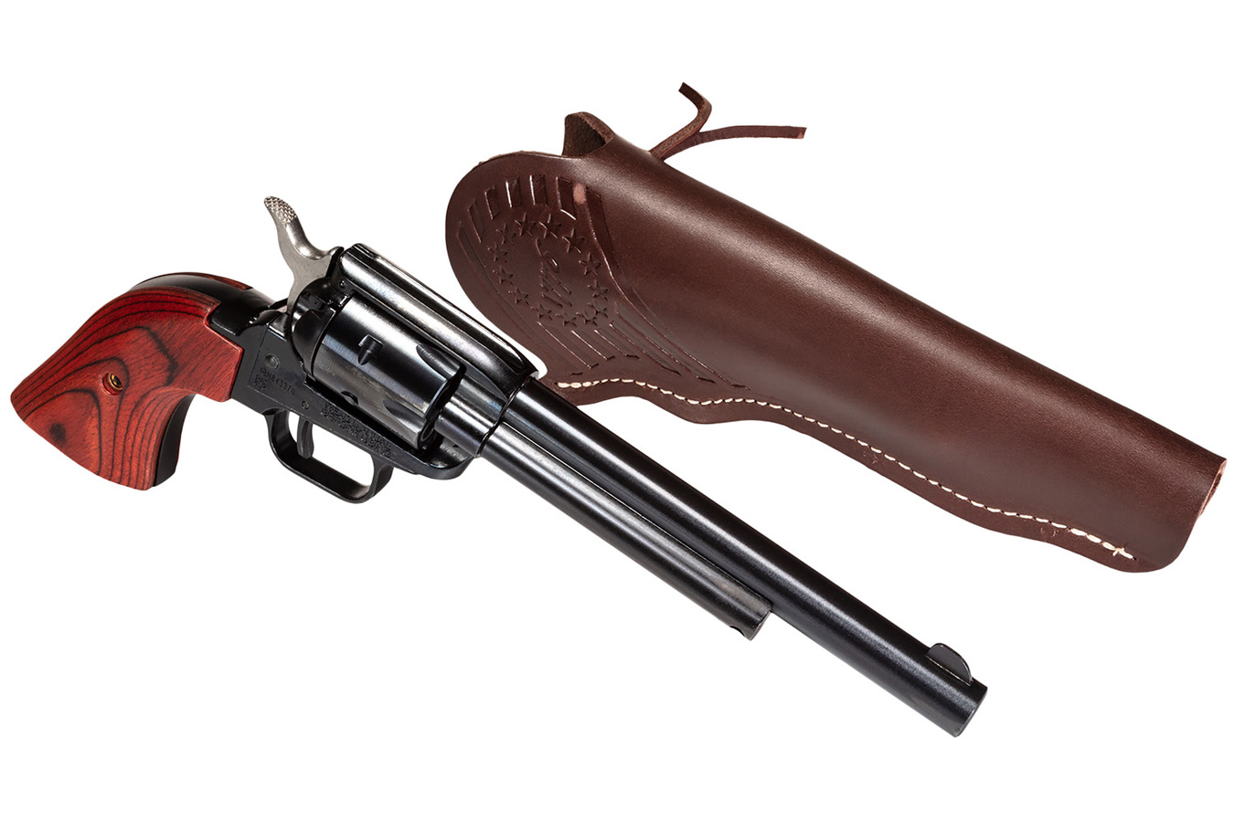 Heritage Rough Rider 22 LR Pistol with Leather Holster