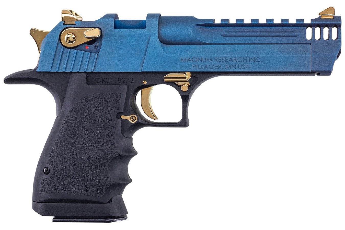 Magnum Research Desert Eagle Mark XIX L5 44 Mag Pistol with Hogue Rubber Grip
