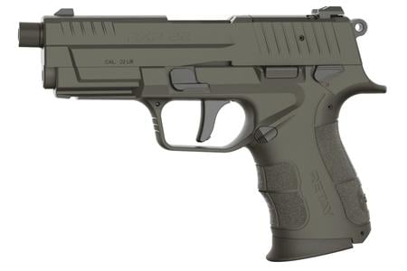 RXP22 22LR OD GREEN THREAD BARREL W/ 2 - 13RD MAGAZINES