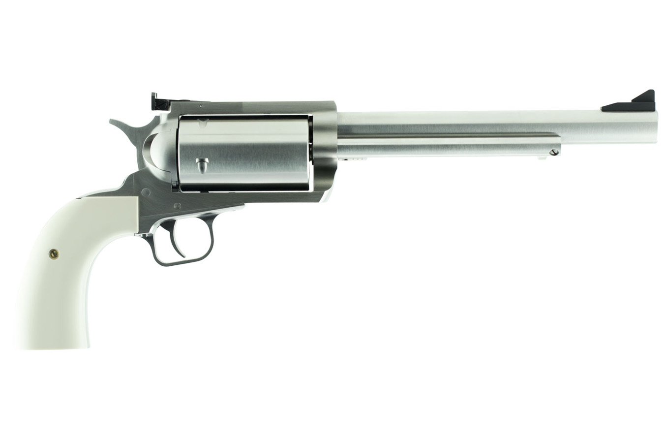 Magnum Research BFR Long Cylinder Extra Large 45-70 Gov Pistol with Bisley White Laminate Grip