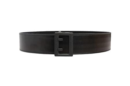 DUTY BELT MATTE BLACK LEATHER 2.25 GUN BELT