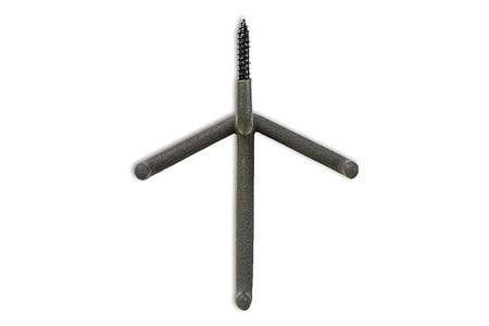 2 PACK / 3 PRONGED GEAR HOLDER, SCREW IN