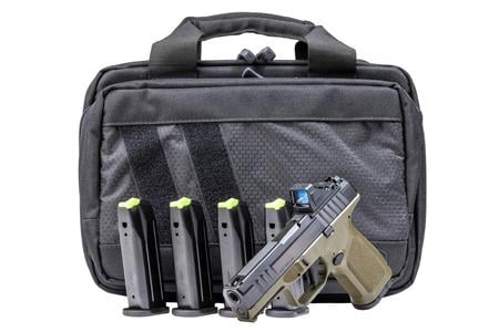 RM1C 9MM ODG FRAME 4 IN BBL VIRIDIAN RFX11 GREEN DOT 5 MAGS SAVIOR BAG