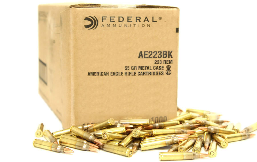 FEDERAL AMMUNITION 223 REM 55 GR FMJ BOAT TAIL