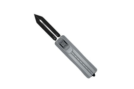 SENTINEL SMALL ALUMINUM ANODIZED GUNMETAL GREY DAGGER