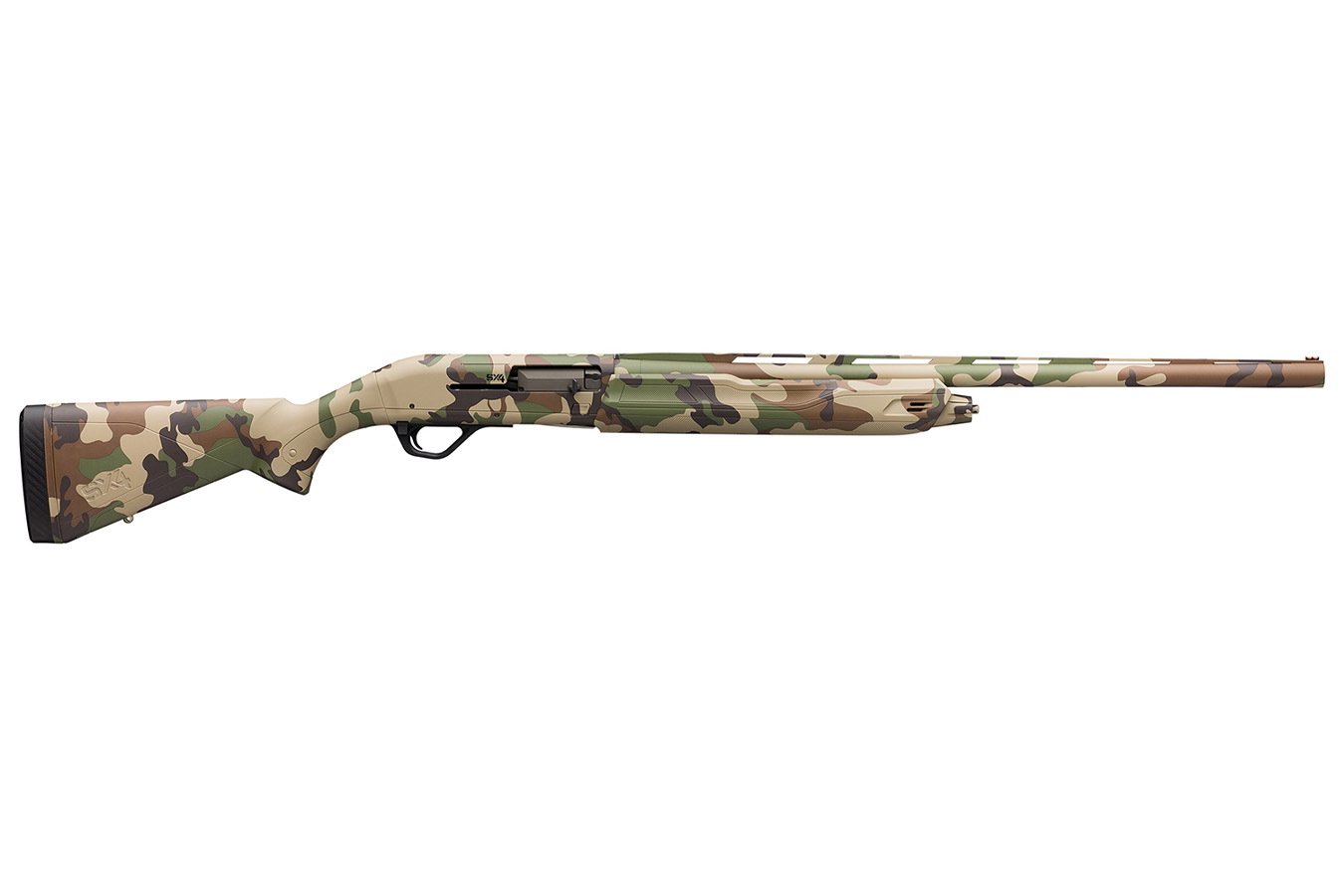 Winchester SX4 Waterfowl Hunter 20 Gauge Shotgun with Full Coverage Woodland Camo